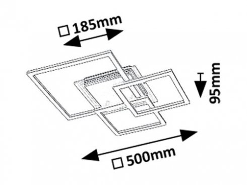 Stropní svítidlo RA 71371-6