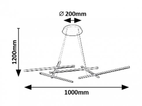 Lustr/závěsné svítidlo RA 72369-8