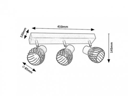 Přisazené bodové svítidlo RA 73003-5