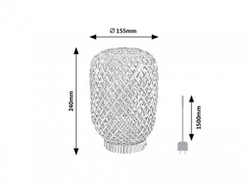 Pokojová stolní lampa RA 74016-5
