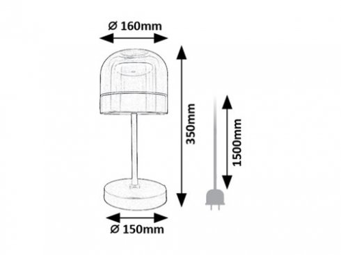 Pokojová stolní lampa RA 74037-6