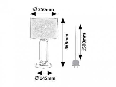Pokojová stolní lampa RA 74044-8