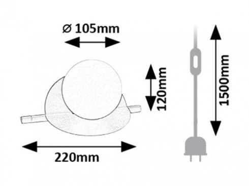 Pokojová stolní lampa RA 74222-7