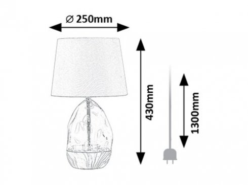 Pokojová stolní lampa RA 74228-4