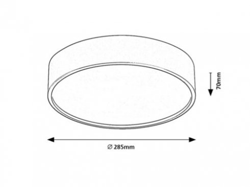 Stropní svítidlo RA 75011-7