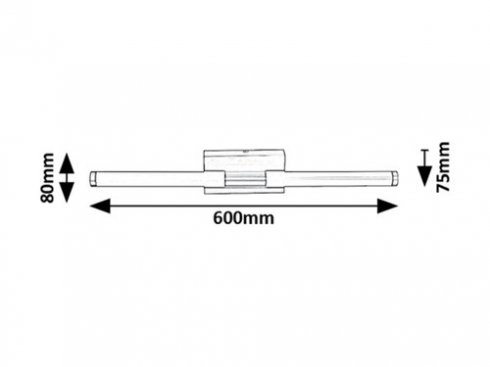 Nástěnné svítidlo/nad zrcadlo RA 75045-5