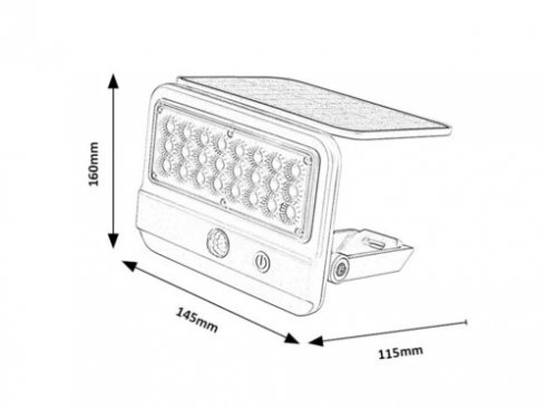 Solární svítidlo RA 77090-6