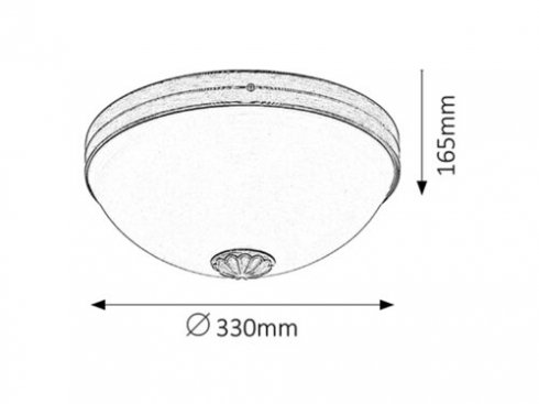Stropní svítidlo RA 8558-1