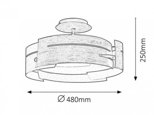 Stropní svítidlo RA 2216-2