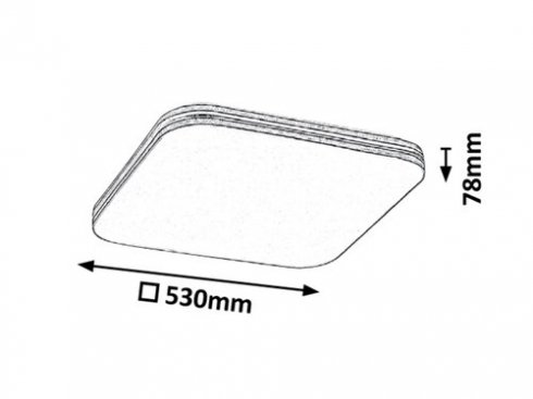 Stropní svítidlo RA 3409-1