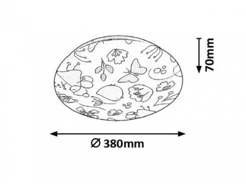 Dětské svítidlo RA 3416-3