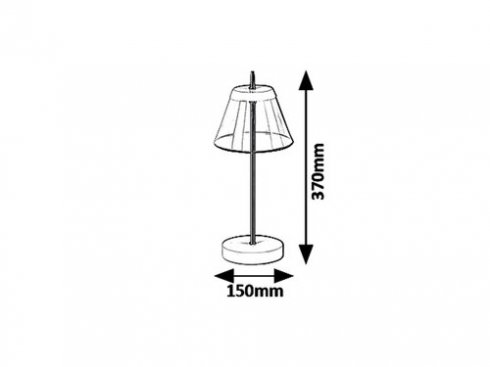 Pokojová stolní lampa RA 5030-4