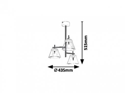 Lustr/závěsné svítidlo RA 5031-4