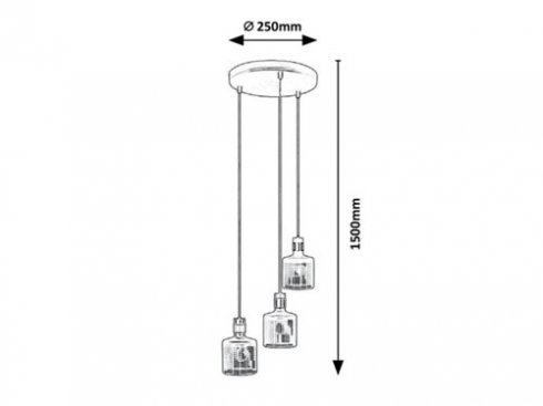 Lustr/závěsné svítidlo RA 5092-1