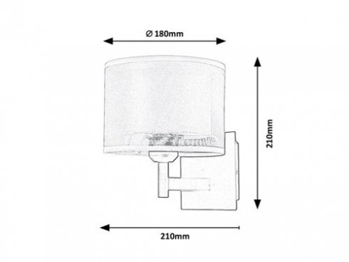 Nástěnné svítidlo RA 5093-2