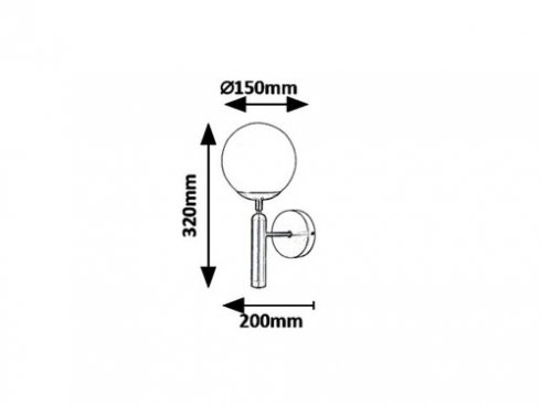 Nástěnné svítidlo RA 5351-1