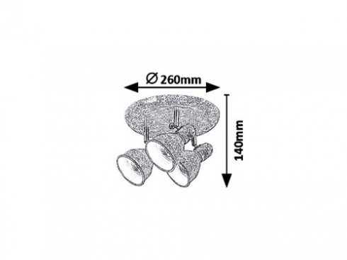 Přisazené bodové svítidlo RA 5388-3