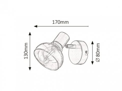 Vestavné bodové svítidlo 230V RA 5555-2