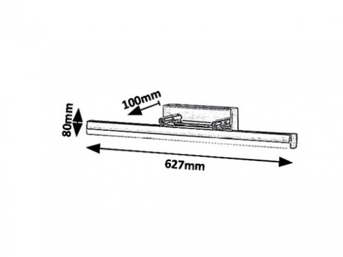 Nástěnné svítidlo/nad zrcadlo RA 5729-2