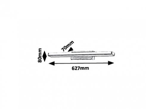 Nástěnné svítidlo/nad zrcadlo RA 6129-2