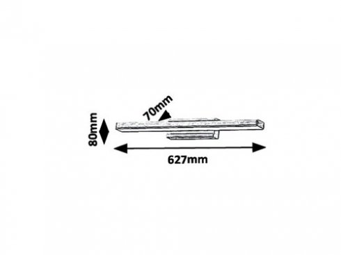 Nástěnné svítidlo/nad zrcadlo RA 6130-2