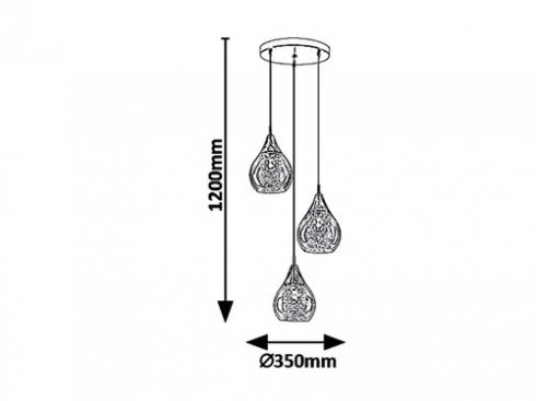 Lustr/závěsné svítidlo RA 6659-1