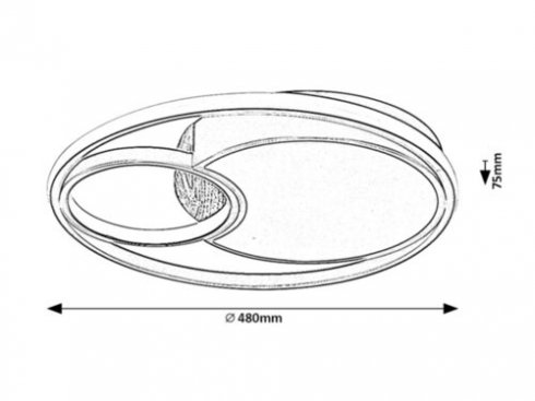 Stropní svítidlo RA 71044-7