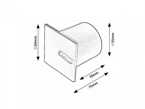 Vestavné bodové svítidlo 230V RA 71172-6