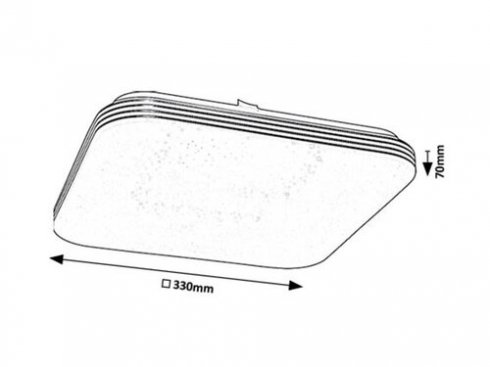 Stropní svítidlo RA 71180-3