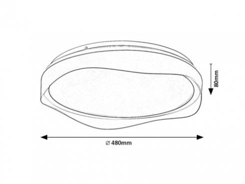 Stropní svítidlo RA 71249-6