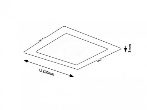 Vestavné bodové svítidlo 230V RA 71265-5