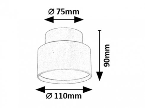 Vestavné bodové svítidlo 230V RA 71324-5