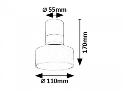 Vestavné bodové svítidlo 230V RA 71326-5