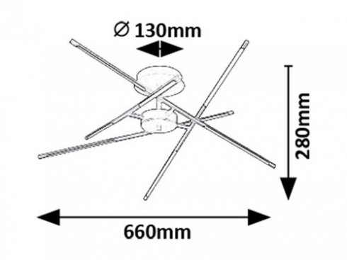 Stropní svítidlo RA 71338-3