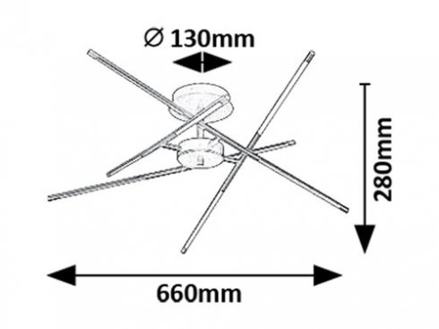 Stropní svítidlo RA 71339-2