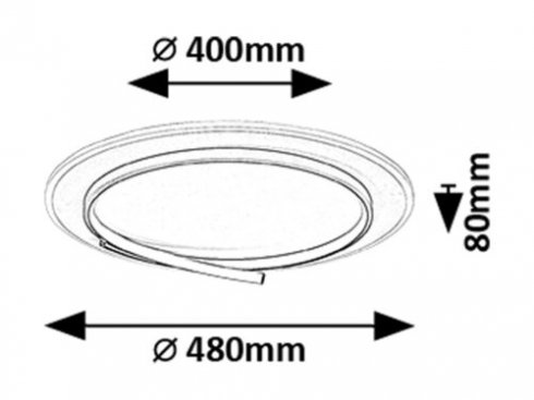 Stropní svítidlo RA 71366-6