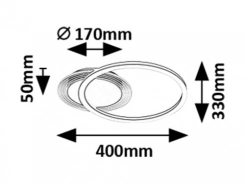 Stropní svítidlo RA 71368-8
