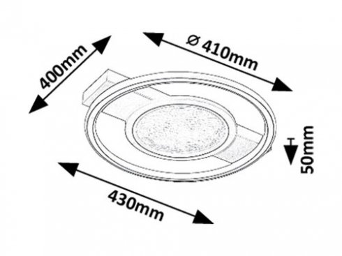 Stropní svítidlo RA 71377-6
