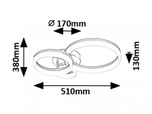 Stropní svítidlo RA 71383-8