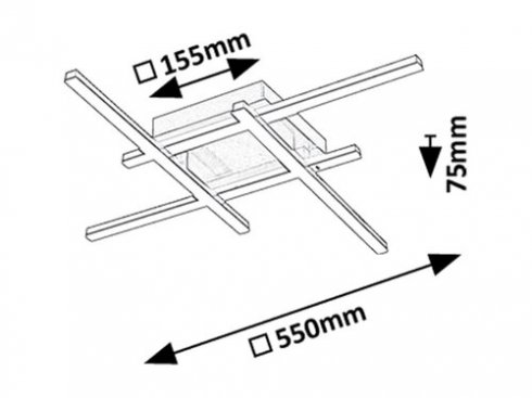 Stropní svítidlo RA 71398-3