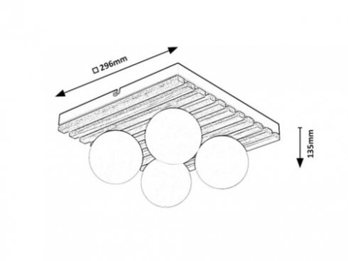 Stropní svítidlo RA 71462-5