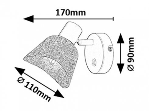 Přisazené bodové svítidlo RA 73005-6