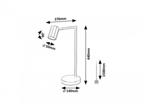 Pokojová stolní lampa RA 73029-4
