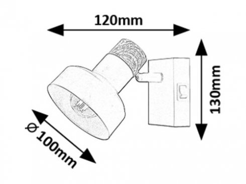 Přisazené bodové svítidlo RA 73055-7