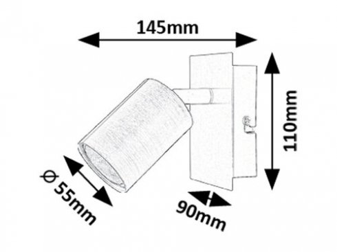 Přisazené bodové svítidlo RA 73071-4
