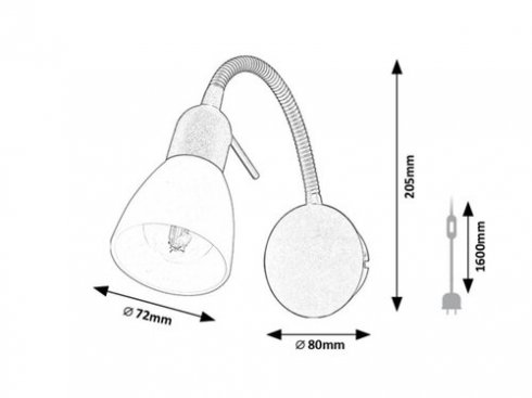 Přisazené bodové svítidlo RA 73090-5