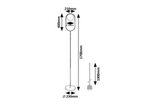 Stojací lampa RA 74029-5