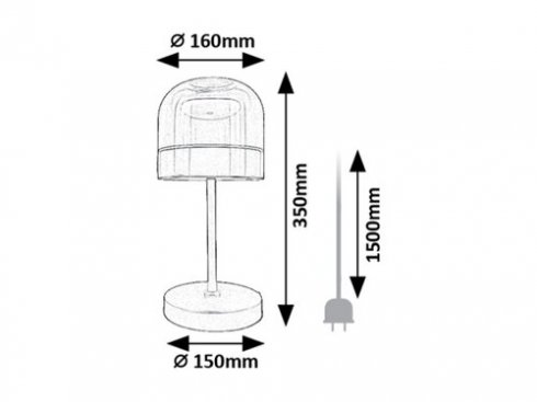 Pokojová stolní lampa RA 74037-4