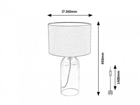 Pokojová stolní lampa RA 74048-5