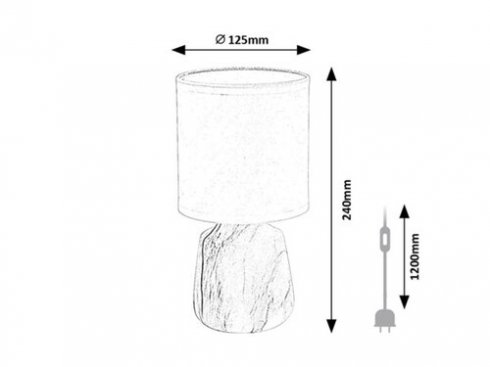 Pokojová stolní lampa RA 74067-4